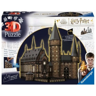 Ravensburger Puzzle 3D Puzzle Hogwarts Schloss - Die Große Halle Night Edition, 540 Puzzleteile