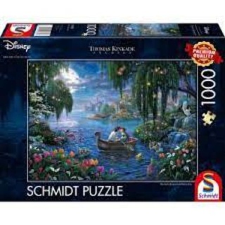Schmidt Spiele - Thomas Kinkade Studios - Disney, The Little Mermaid and Prince Eric, 1000 Teile