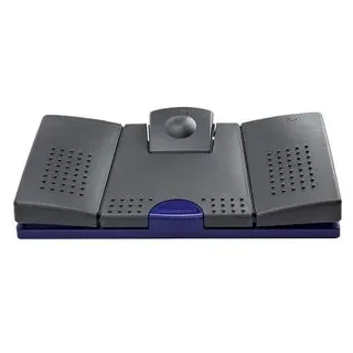 Grundig Fußschalter 536, GBS-Anschluss, 3 Pedale, für analoge Systeme