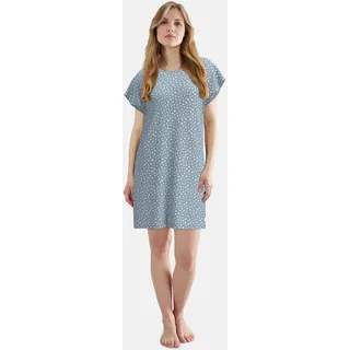 Tom Tailor Nachthemd mit Motiv Blau M (38)