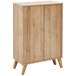 Fackelmann Finn Doppel Midischrank 60 cm Braun