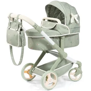 Bayer Design Xeo Kombi-Puppenwagen grün