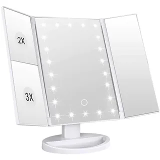 Intirilife Kosmetikspiegel mit LED Beleuchtung