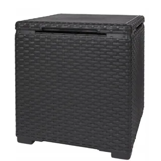 QLS Auflagebox 37 x 37 x 37 cm Schwarz