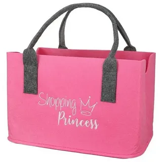 Gilde Shopping Princess Filztasche Pink
