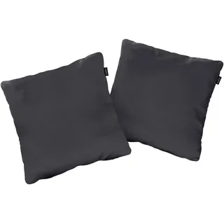 Dekokissen "CR.480", schwarz (schwarz, unifarben), B:40cm L:40cm, Leder, CREATION BY ROLF BENZ, Dekokissen_Sitzkissen_Kissenhüllen, wahlweise in Stoff oder Leder, in drei Größen