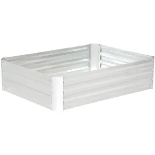Outsunny Hochbeet 120 x 90 x 30 cm Silber