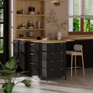 Vicco Belaro 56 x 95 cm Schwarz