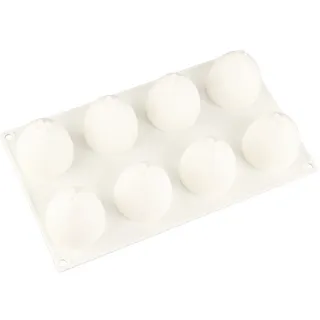 Eierförmige Kuchenform, 8 Antihaftbeschichtete Silikonmulden Für Selbstgemachte Kuchen.