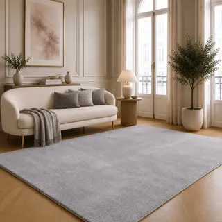 The CarPET Relax Kurzflorteppich 80 x 300 cm Grau