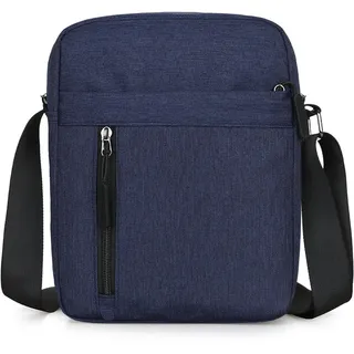 Aucuu Umhängetasche Schultertasche Messenger Bag, Umhängetasche Klein Herren, Oxford Herren Tasche, Herrentasche Zum Umhängen, Handy Schultertasche, Crossbody Handytasche für Arbeit Reise Alltagsleben - 25 x 20 x 7 cm