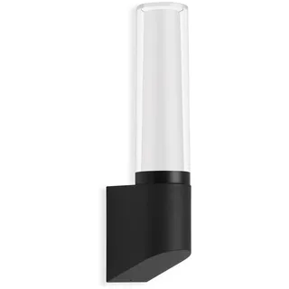 Telefunken Außenwandleuchte Kunststoff, Metall 33,2 x 6,8 x 9,8 cm 8W schwarz