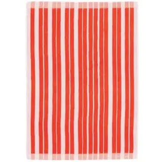 Marimekko Raide Hand Towel 50x70 cm, red, lt.pink