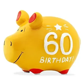 KCG Best of Sparschwein -Markenschwein - Kleinschwein Geburtstag 60 Jahreszahl