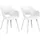 55 x 57 x 80 cm weiß 2 St.