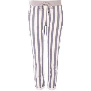 Damen Jogginghose Größe 36/38 bis 48/50 Sweatpants mit Stern Anker Camouflage und Uni Farben (48/50, J09) - 48-50