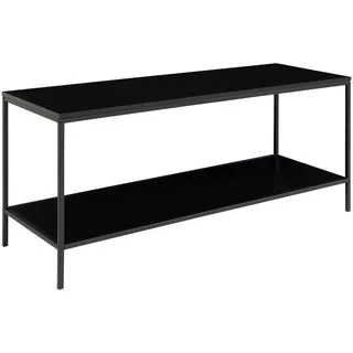 VCM Vita TV-Lowboard 36x45x36 cm Schwarz Holz/Metall/Stahl/Spanplatte