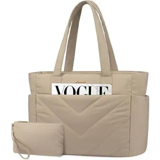 Laptoptasche Damen 15,6 Zoll Handtasche Groß Shopper Arbeitstasche