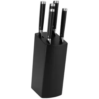 JUSTINUS Messerblock 6-tlg. Schwarz