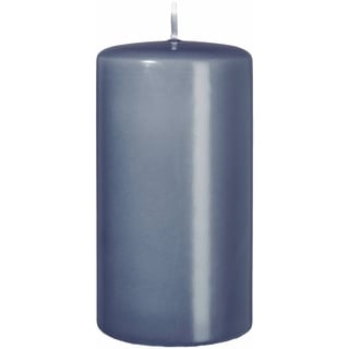 Kopschitz Kerzen 4er Adventskerzen, Adventskranz Kerzen Set Pacific Blue Blau/Grau 12 x 6 cm