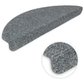 Metzker® Stufenmatte Stufenmatten Ramon MW Halbrund Einzeln und SparSet ́s, halbrund, Höhe: 2 mm, 14 Stück im Set - Grau grau