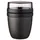 Lunchpot Ellipse schwarz 10,7 x 15,1 x 10,7 cm 0,5 l + 0,2 l