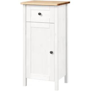 welltime Unterschrank Sylt Breite 40 cm, aus Massivholz Kiefer weiß