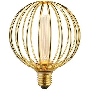 Searchlight LED-Lampe Kugel Robust  (Gold, E27, Bernstein)