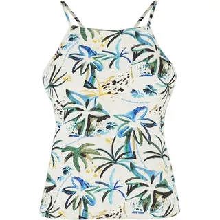Muskelshirt JUST RHYSE "Just Rhyse Damen Just Rhyse Top Waikiki", Damen, Gr. XS, bunt (sand colorot), 100% Viskose, mehrfarbig, normal, U-Boot-Ausschnitt, Shirts