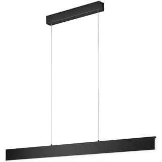 Helestra Led-Hängeleuchte Nex, Schwarz, Metall, 4.5x200x111 cm, Lampen & Leuchten, Innenbeleuchtung, Leuchten nach Räumen, Esstischlampen