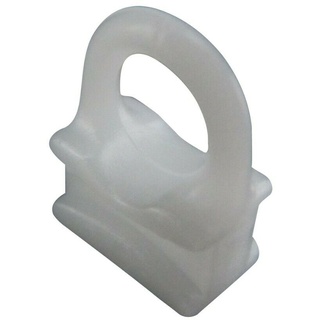 rewagi® 50 Ösen-Gleiter – 10 x 5 mm – Weiß – Kunststoff – Gardinenzubehör CIE