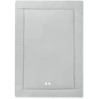 Julius Zöllner Musselin 95x135 cm | Made in Germany | 100% Baumwollmusselin| OEKO-TEX® STANDARD 100 | Grau