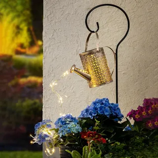 I-GLOW LED-Solar-Gießkanne - Warmweiß