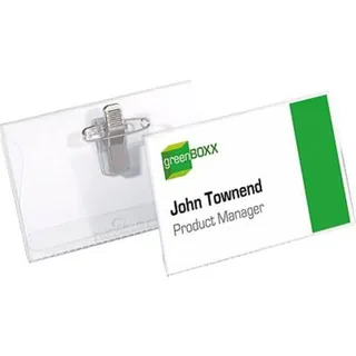 Durable Namensschild mit Kombiklemme 50 St.