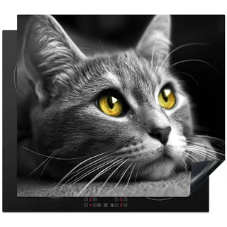 onlywow Herdabdeckplatte 59 x 52 cm Grau