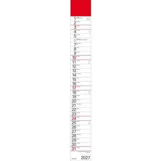 Korsch Verlag Streifenplaner Rot 2027 / Korsch Verlag GmbH / Kalender