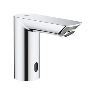 Grohe Bau Cosmopolitan E Infrarot-Waschtisch-Armatur 36452000 chrom, ohne Mischung, 6 V Lithium-Batterie