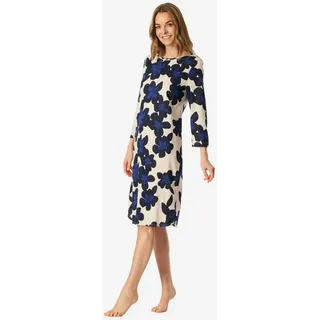 Schiesser Nachthemd Comfort Schlafkleid, Nachtkleid, Schlafhemd blau|bunt 4XL (48)