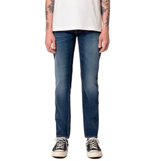 Nudie Jeans Lean Dean Jeans - Denim Troubled Sea - 36 - 32