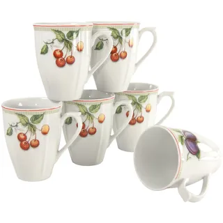 CreaTable Flora Orchard Kaffeeservice 18-tlg. mehrfarbig