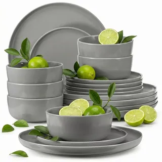 konsimo® VICTO Tafelservice 18-tlg. grau