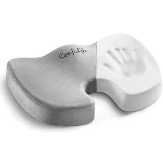 ComfiLife Premium Komfort-Sitzkissen, orthopädisches rutschfestes Steißbeinkissen aus 100% Memory-Schaum zur Linderung von Rückenschmerzen, Ischias