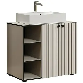 Trendteam Niklas Badmöbel-Set  (90 cm, Kashmir, Breite Waschbecken: 60 cm)