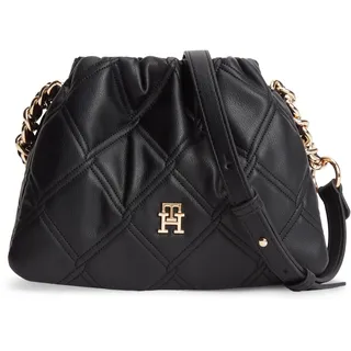 Tommy Hilfiger Feminine Mini Crossover Handtasche Polyurethan Black