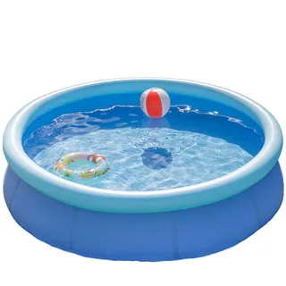 Baroni Home Aufblasbares Pool für den Garten, oberes Boden, rund, für Erwachsene und Kinder, für den Außenbereich, 244 x 66 cm