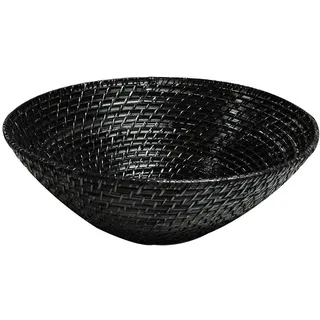 Lambert 64661 Mombasa Schale Korb 1 Satz, 2-Stück, 2 Größen, schwarz