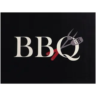 Primaflor BBQ Grillunterlage 90 x 120 cm Schwarz