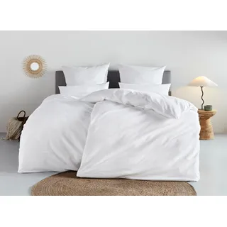 OTTO home Sari2 unifarben Weiß 155 x 220 cm + 2 x 80 x 80 cm