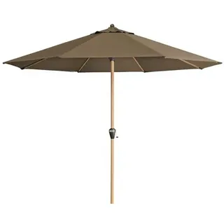 Doppler Alu Wood Ultra Ø 350 cm greige