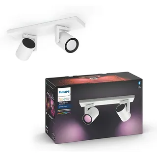 Philips Hue White Ambiance Runner 1er Spot Weiß 250lm inkl. Dimmschalter, dimmbar, alle Weißschattierungen, steuerbar via App, kompatibel mit Amazon Alexa, alte Generation